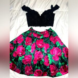 Sherri Hill short two piece homecoming dress